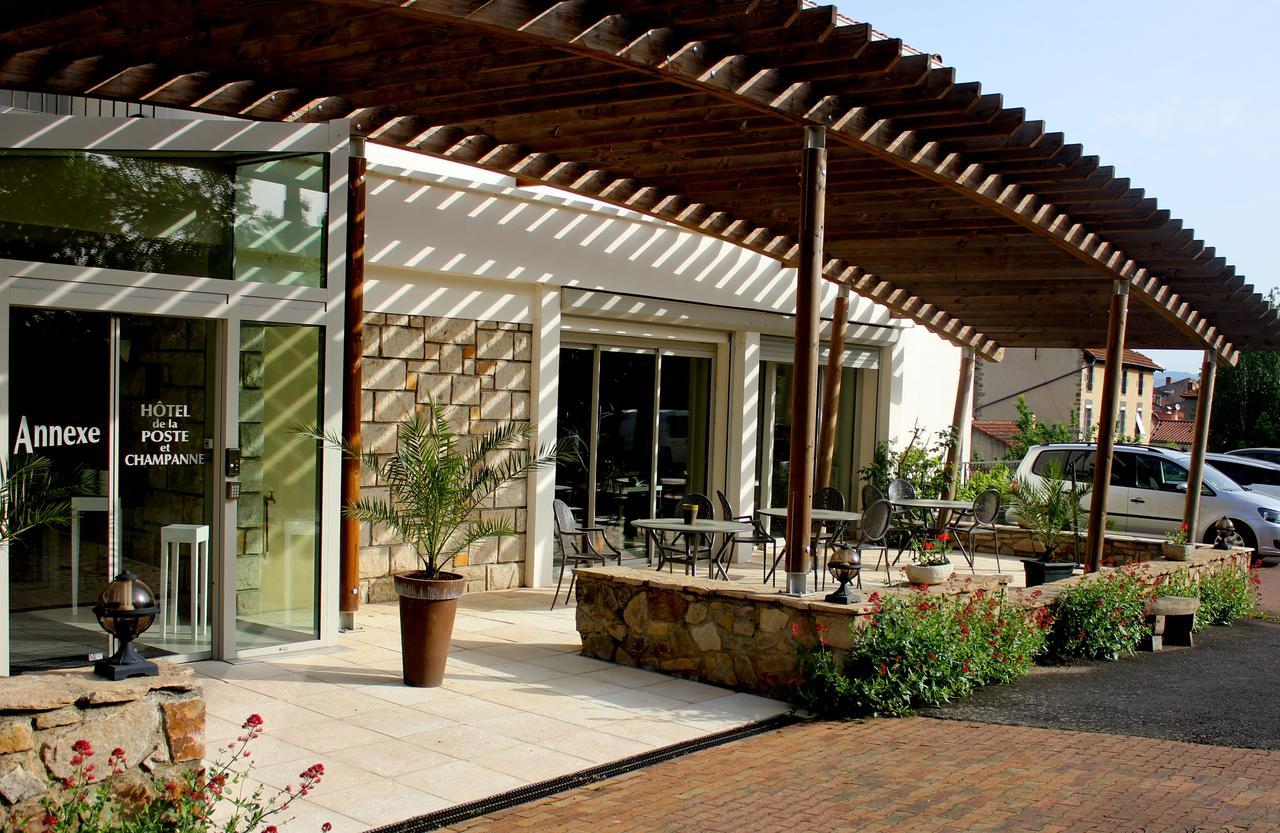 Hotel Poste Et Champanne Brioude Dış mekan fotoğraf